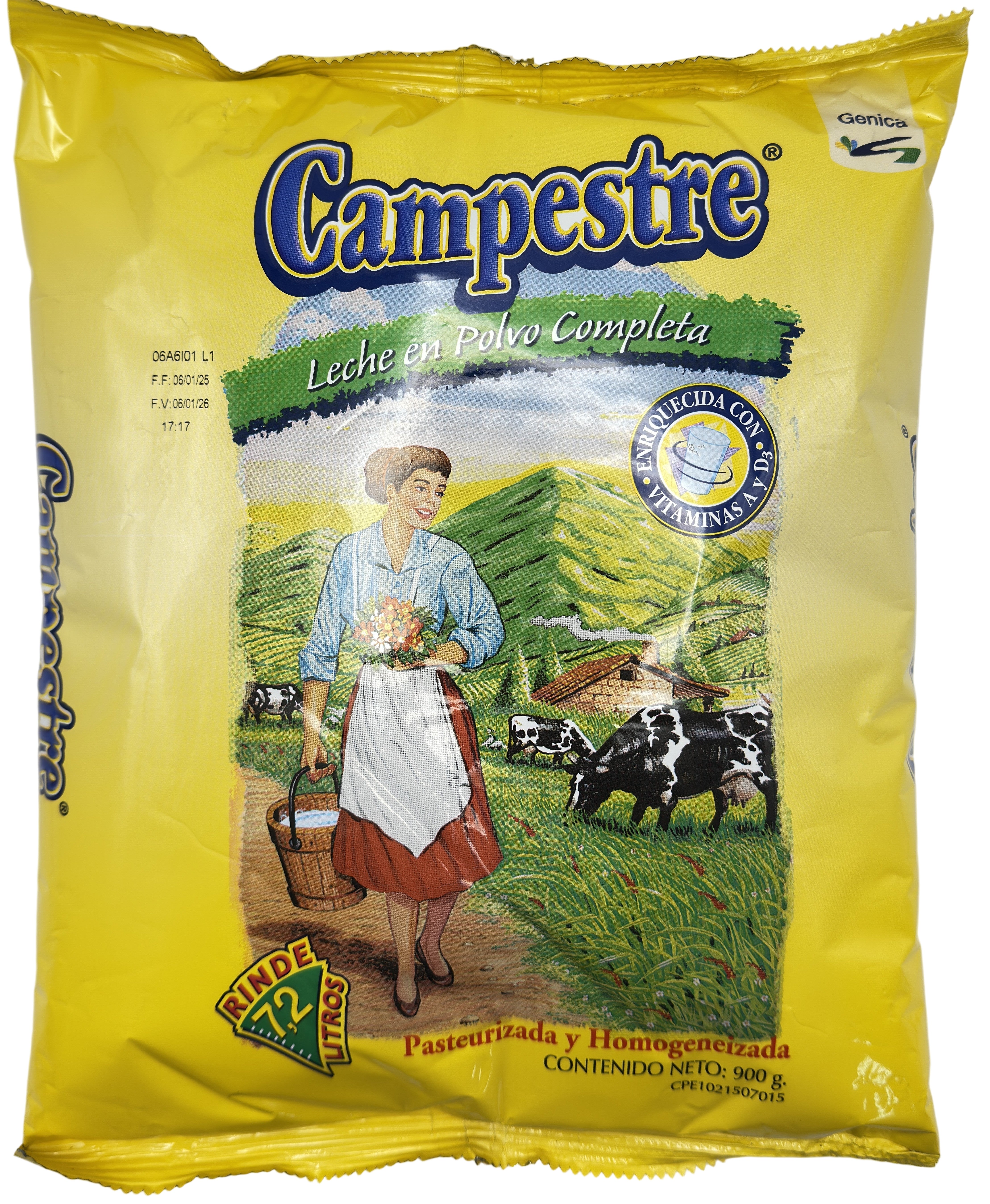 Leche en Polvo 900 g - CAMPESTRE