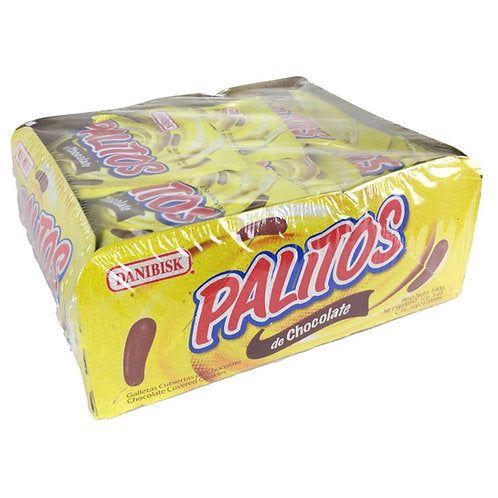 Palitos de Galleta Cubierta de Chocolate Display - DANIBISK