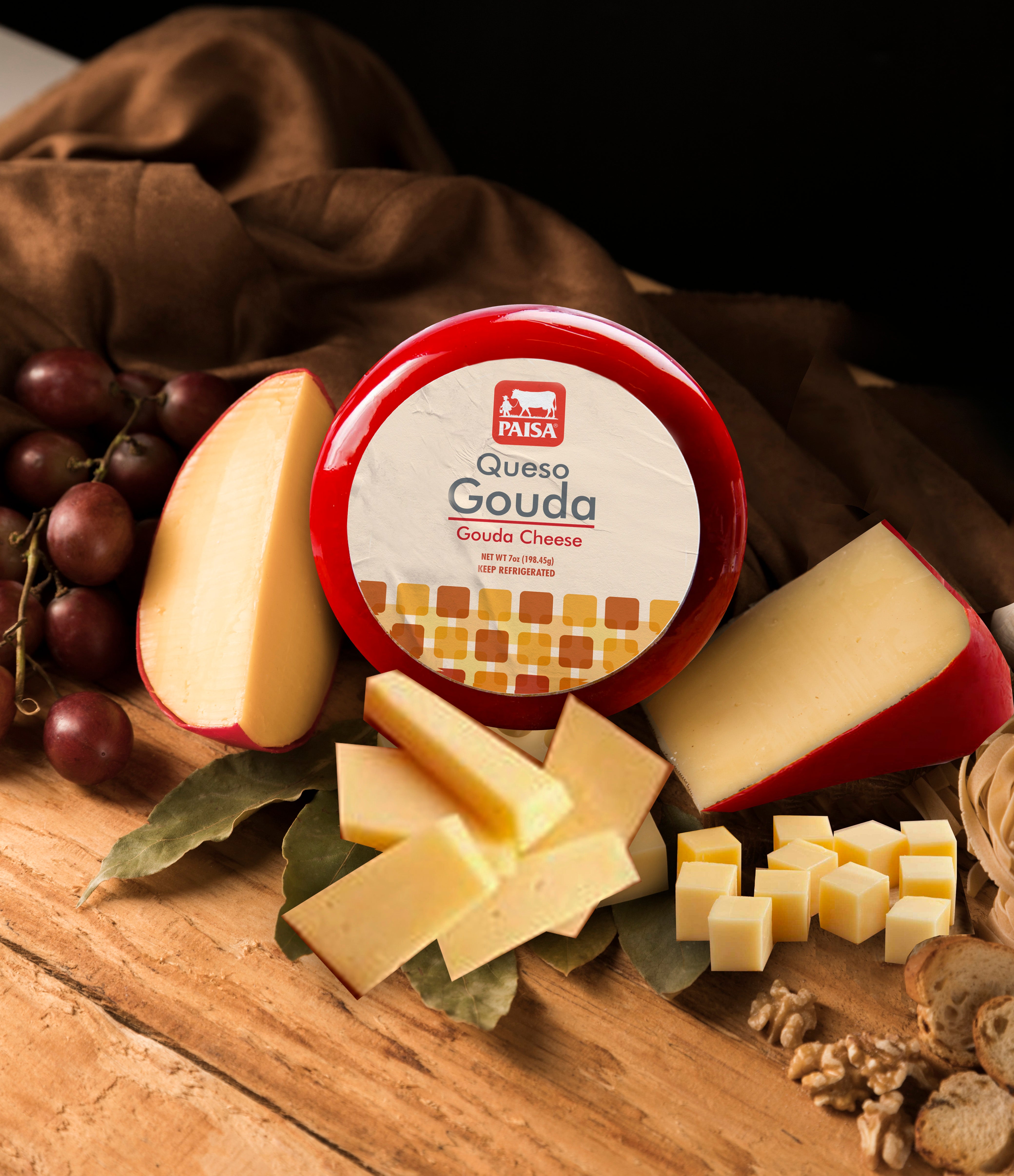Queso Gouda Pequeño 7 oz - PAISA